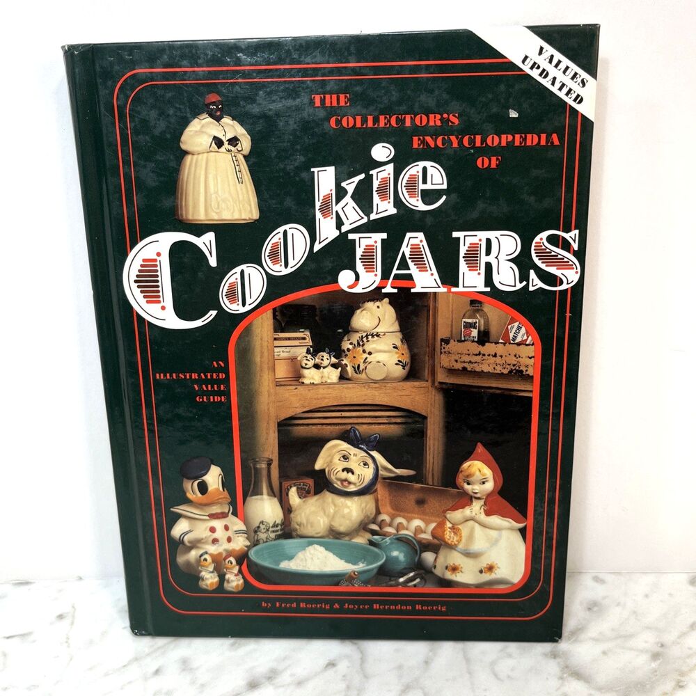 Vintage Collector's Encyclopedia Cookie Jars Book 1993 Roerig Illustrated Guide